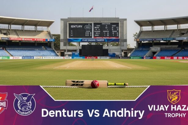 Delhi vs Andhra Vijay Hazare Trophy match